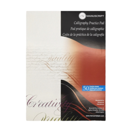 Manuscript 80gsm A4 Calligraphy Practice Papier 50 Vel + Guideline Sheet