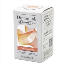 Sailor Dipton Kalligrafeer Ink – Coral Humming Shimmer