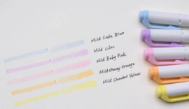 Zebra Mildliner Double Sided Highlighter - 2022 New Gentle Colors Set van 5