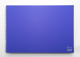 A3 Teken & Schetsboek 70 Vel 120g/m² Blanco Wit  Papier. Omslag Violet