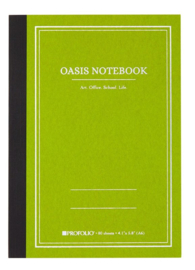 Itoya ProFolio® Oasis Notebook Avocado, A6 = 10,5 x 14,8cm