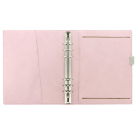 Filofax Domino A5 Personal Planner  Soft Pale Pink + Extra 50 Vel Crème Papier
