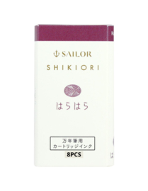 Sailor Shikiori The Sound of Rain Ink - Harahara (Purple Drizzle) - 8 Cartridges