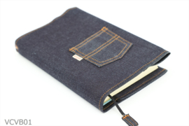 A5 Notebook / Planner Denim Cover Made in Japan by BIG JOHN