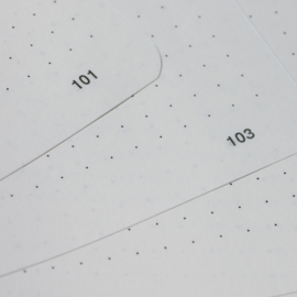 Endless Recorder Bullet Journal / Notebook met Tomoe River Paper, Kleur omslag: Grijs