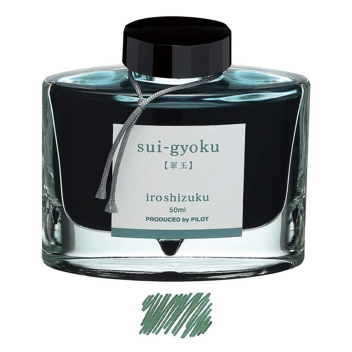Pilot Iroshizuku Inktpot 50 ml - SUI-GYOKU (Donker Groen ) + GRATIS een Octopus Inkabsorber
