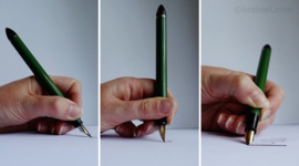 Sailor Script Kalligrafie Pen – Fude-De-Mannen  - Bamboo Green 55° Nib