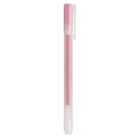 Muji Gel Pen - Kleur Inkt Roze  - 0.38mm