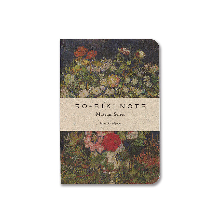 Yamamoto Ro-Biki Dotted Notebook Museum Series “Bouquet of Flowers” # GA051