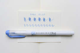 Zebra Mildliner Brush Pen - Mild Dark Blue