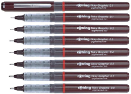 Rotring Tikky Graphic Fineliners