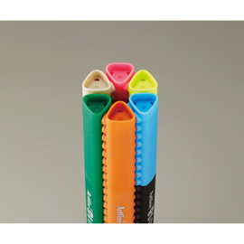SHACHIHATA Artline BLOX Fluorescent 4mm Markers Set van 6, # KTX-600/6W
