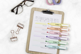 STABILO Swing Cool Highlighter  Set van 4 - Pastel Kleuren