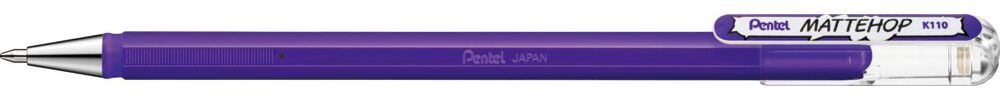 Pentel  Hybrid Mattehop Gelroller # K110-VVX - Violet