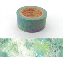 Rink Washi Tape  - Watercolored Design - "Yudachi"