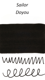 Sailor set van 3 Ink Cartridges Shikiori, Sansui Doyon - Bruin