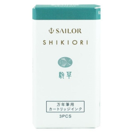 Sailor set van 3 Ink Cartridges Shikiori, Sansui Komakusa