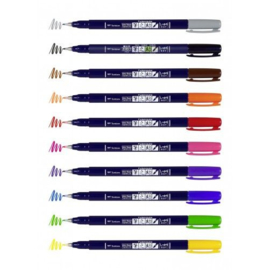 Fudenosuke Brushpennen  Harde Punt  - Set 10 stuks