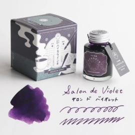 Teranishi Guitar Taisho Roman Haikara Salon de Violet  Vulpen Ink - 40 ml Bottle