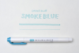 Zebra Mildliner Double-Sided Highlighter - Fine / Bold – Mild Smoked Blue