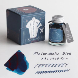 Teranishi Guitar Taisho Roman Haikara Melanchol1c Blue  Vulpen Ink - 40 ml Bottle