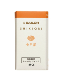 Sailor Shikiori Izayoi-no-Yume Ink - Kin-Mokusei (Osmanthus Orange) - 8 Cartridges