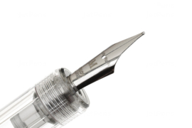 Pilot   Iro-Utushi Dip Nip Calligraphy Pen Clear Transparent Resin, Medium  Stainless Steel NIB