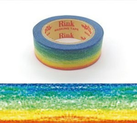 Rink Washi Tape  - Watercolored Design - "Late Afternoon"