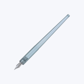 Pilot  Clear Blue Iro-Utushi Dip Nip Calligraphy Pen Transparent Resin, Medium Stainless Steel NIB
