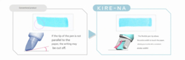 Pilot Kire-Na Dual Tip Highlighter - Set of 5  - Pale /  Pastel  Colors # SKIWR24-1-5C2