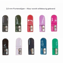 Pentel Multi 8 Vulpotlood 2.0mm Vullingen Rood Set van 2 + EXTRA een 2.0mm Puntenslijper # CH2-B