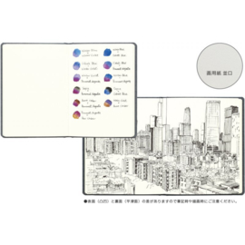 Maruman  N1493 Glyphy Notebook - A6 - Art Paper - 24 Pagina's