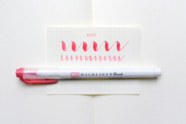 Zebra Mildliner Brush Pen - Mild Red