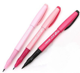 Sailor Fude Nagomi Brush Pen - Ryofuka Model - Set van 3 - Fine, Extra Fine en Middel Punt