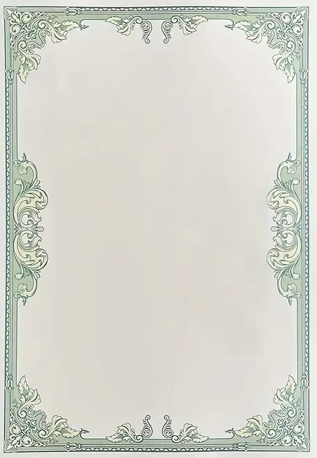 Certificaat, Diploma, Oorkonde Papier A4 120gr/m² Pak á 10 Vel - Groen