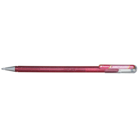Pentel Hybrid Dual Metallic Shimmering Gel Pen - 1.0 mm - Rose / Metallic Roze - K110 / DPX