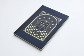 Teranishi Guitar Taisho Roman Haikara Donkerblauw Notebook - A5 - Ruitjes / 5m