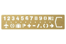 BRASS Template Bookmark Numbers
