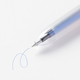 MUJI  3 Kleuren  Gel  Pen -  Kleuren  Inkt Zwart, Rood en Blauw - 0.5mm -  Uitwisbare Ink