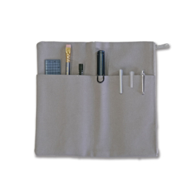 Ro - Biki Note Book  Canvas Cover - Cool Gray