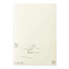Midori MD Notebook A5 Blank – Blanco – 88 Vellen / 176 Pagina'