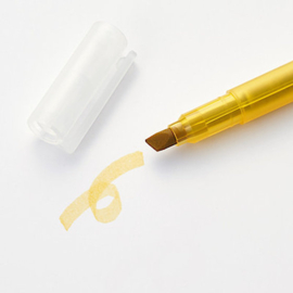 Muji Highlighter Smoky Mustard
