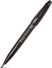 Pentel Handlettering Sign Pen Brush set van 3. Black Ink Edition