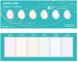 Kuretake Gansai Tambi Water Colours  Set - Opal Colors - Set met 6 Napjes