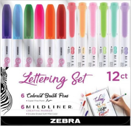 Zebra Handlettering Set