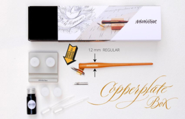 Handwritmic Classic Cherry  Copperplate Box met Accessories  # 827-B