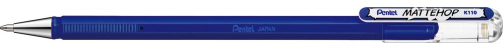 Pentel Hybrid  Mattehop Gelroller # K110-VCX - Blauw