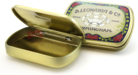 Blue Pumpkin Nib Set – Leonardt Steno # 40 & Brause # 361 + Vintage Tin Box +  Vintage  Nib