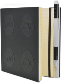 LEGO® 2.0 Locking Notebook kleur Zwart   met een  LEGO®  Gel Pen