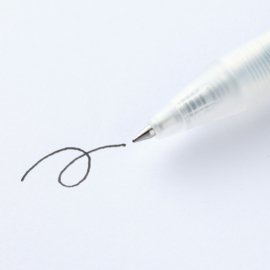 Muji Intrekbare Gel Pen Zwart Ink - 0.5mm